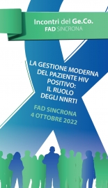 GLI INCONTRI DEL GE.CO. - LA GESTIONE MODERNA DEL PAZIENTE HIV POSITIVO: IL RUOLO DEGLI NNRTI